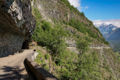 Looking back to the Tunnel de la Forissier